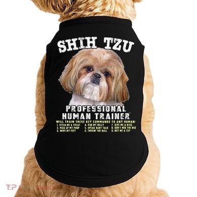 Shih Tzu Professional Human Trainer Cute Dog Doggie Tank