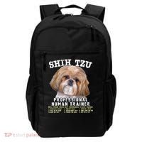 Shih Tzu Professional Human Trainer Cute Dog Backpack thumb 0