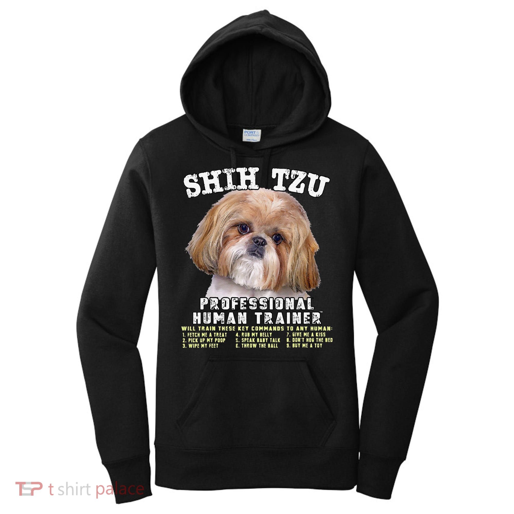 Shih Tzu Professional Human Trainer Cute Dog Women's Hoodie