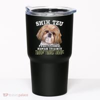 Shih Tzu Professional Human Trainer Cute Dog Tumbler thumb 0