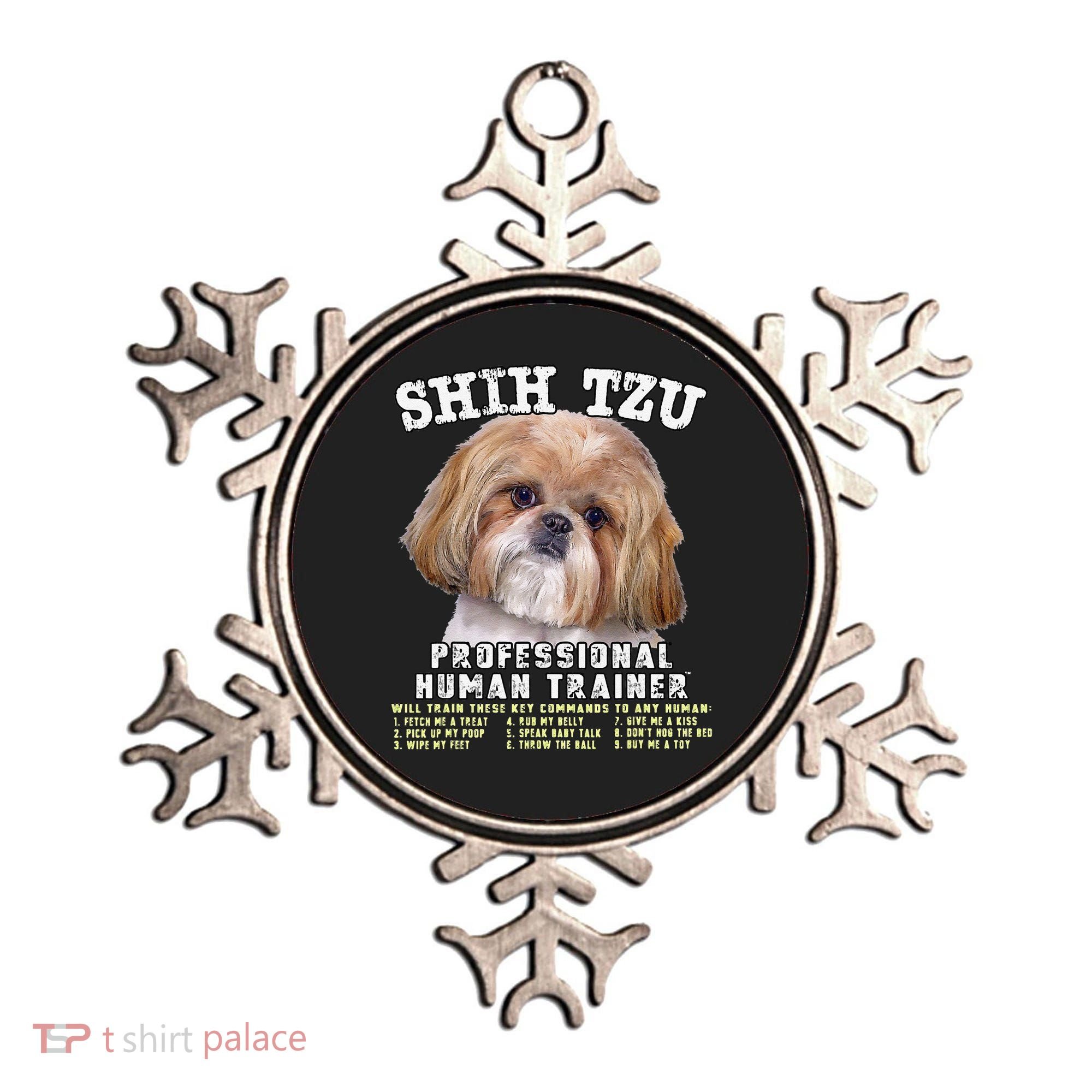 Shih Tzu Professional Human Trainer Cute Dog Ornament