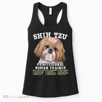 Shih Tzu Professional Human Trainer Cute Dog Women's Tank Top thumb 0