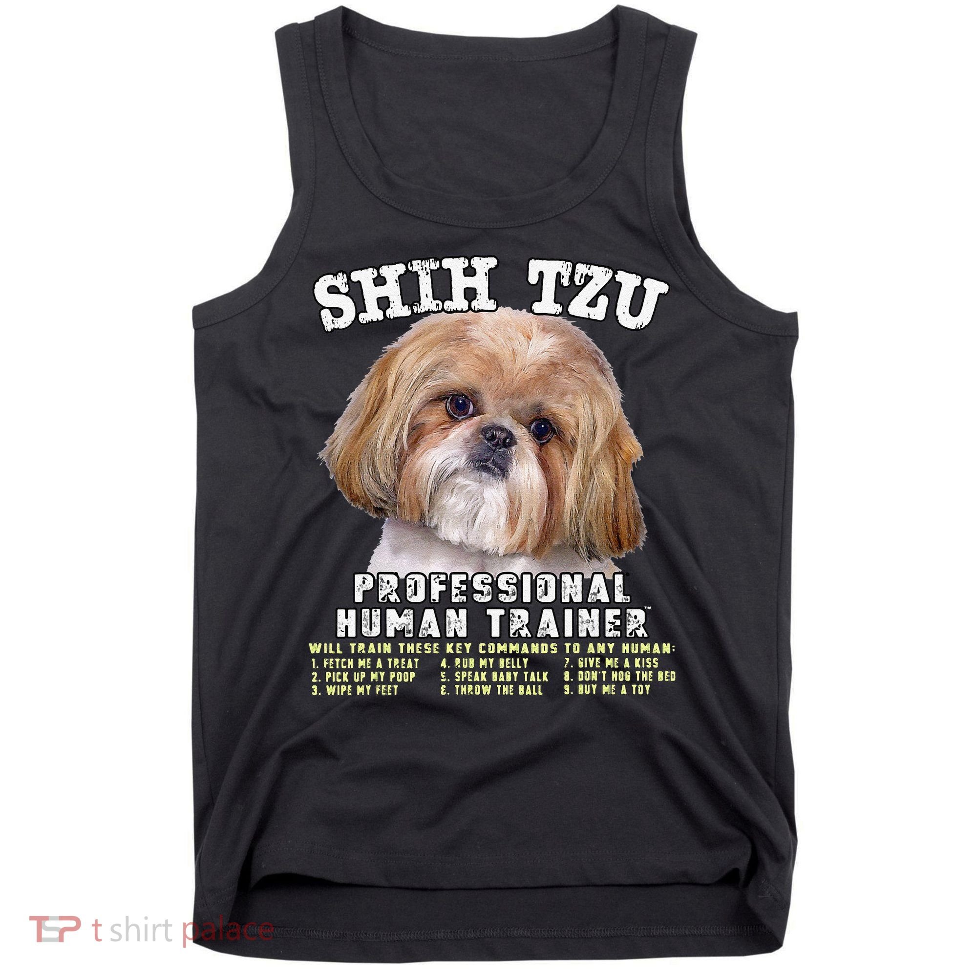 Shih Tzu Professional Human Trainer Cute Dog Tank Top