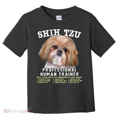 Shih Tzu Professional Human Trainer Cute Dog Toddler T-Shirt