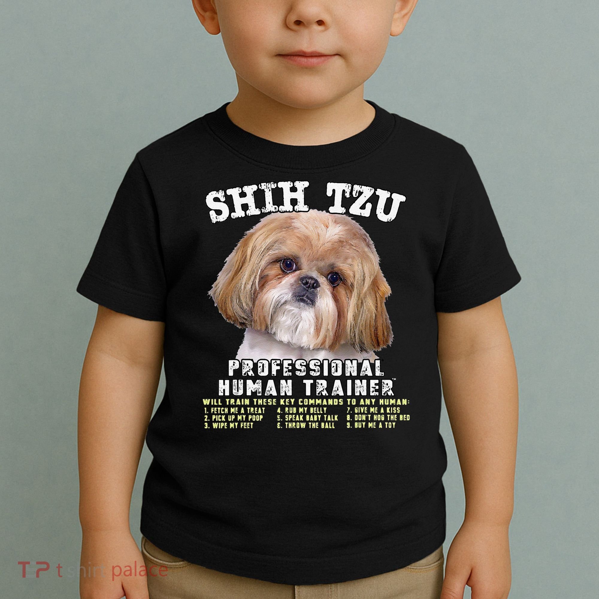 Shih Tzu Professional Human Trainer Cute Dog Toddler T-Shirt