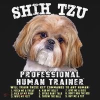 Shih Tzu Professional Human Trainer Cute Dog Kids Sweatshirt thumb 2