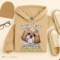 Shih Tzu Professional Human Trainer Cute Dog Hoodie thumb 4