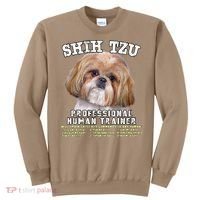 Shih Tzu Professional Human Trainer Cute Dog Sweatshirt thumb 0