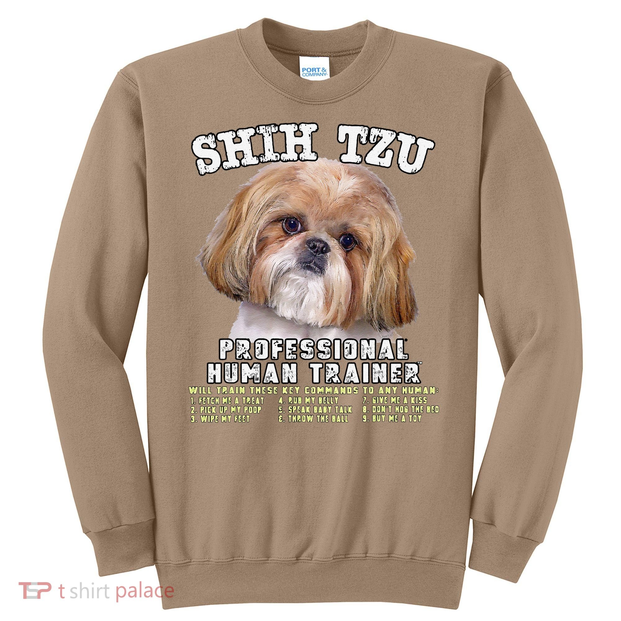 Shih Tzu Professional Human Trainer Cute Dog Sweatshirt