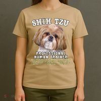 Shih Tzu Professional Human Trainer Cute Dog T-Shirt thumb 4