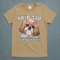 Shih Tzu Professional Human Trainer Cute Dog T-Shirt thumb 5