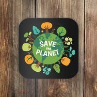 Save The Planet Earth Day Nature Coaster thumb 0