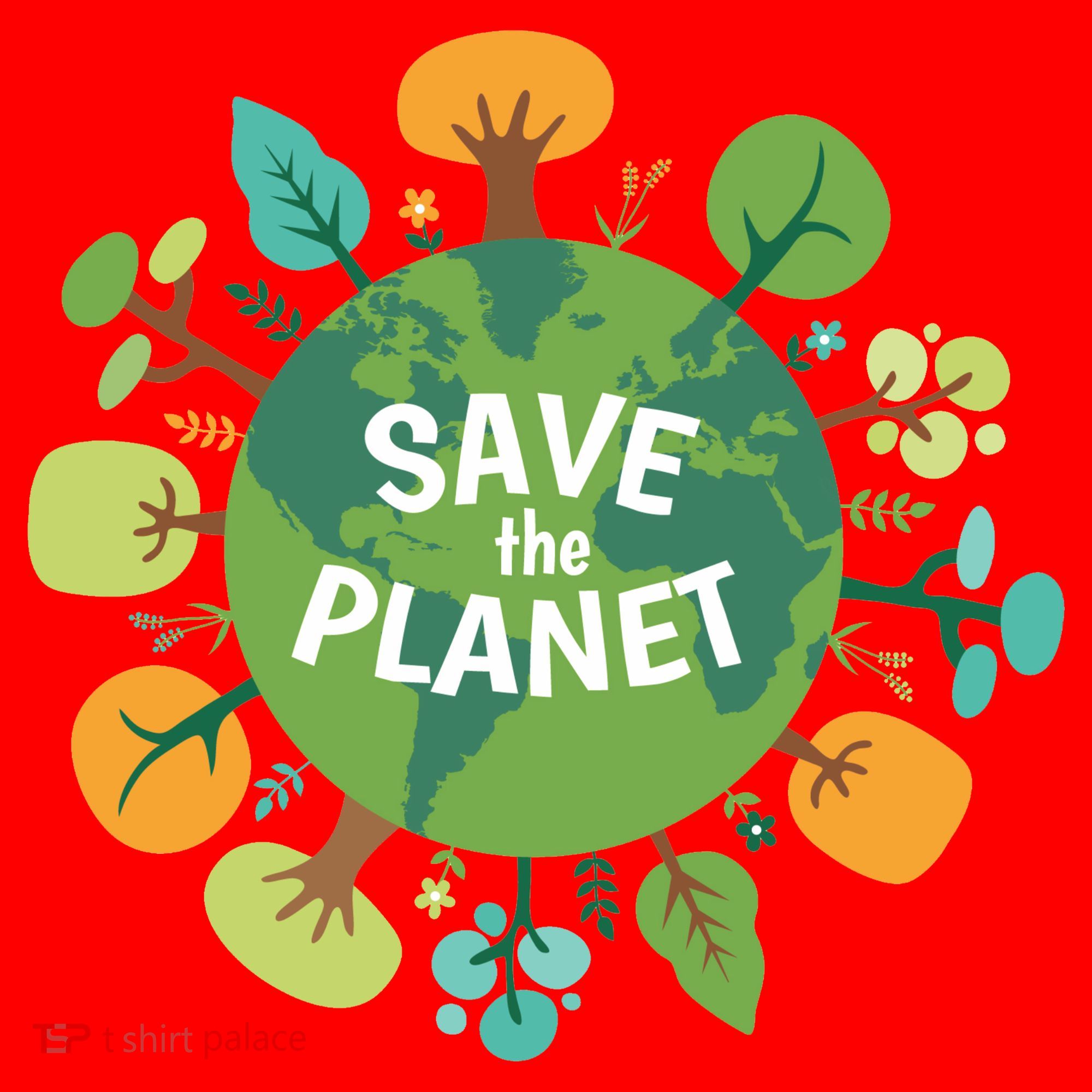 Save The Planet Earth Day Nature Santa Hat