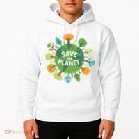 Save The Planet Earth Day Nature Hoodie thumb 2