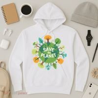 Save The Planet Earth Day Nature Hoodie thumb 3