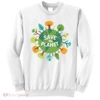 Save The Planet Earth Day Nature Sweatshirt thumb 0