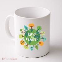 Save The Planet Earth Day Nature Coffee Mug thumb 0