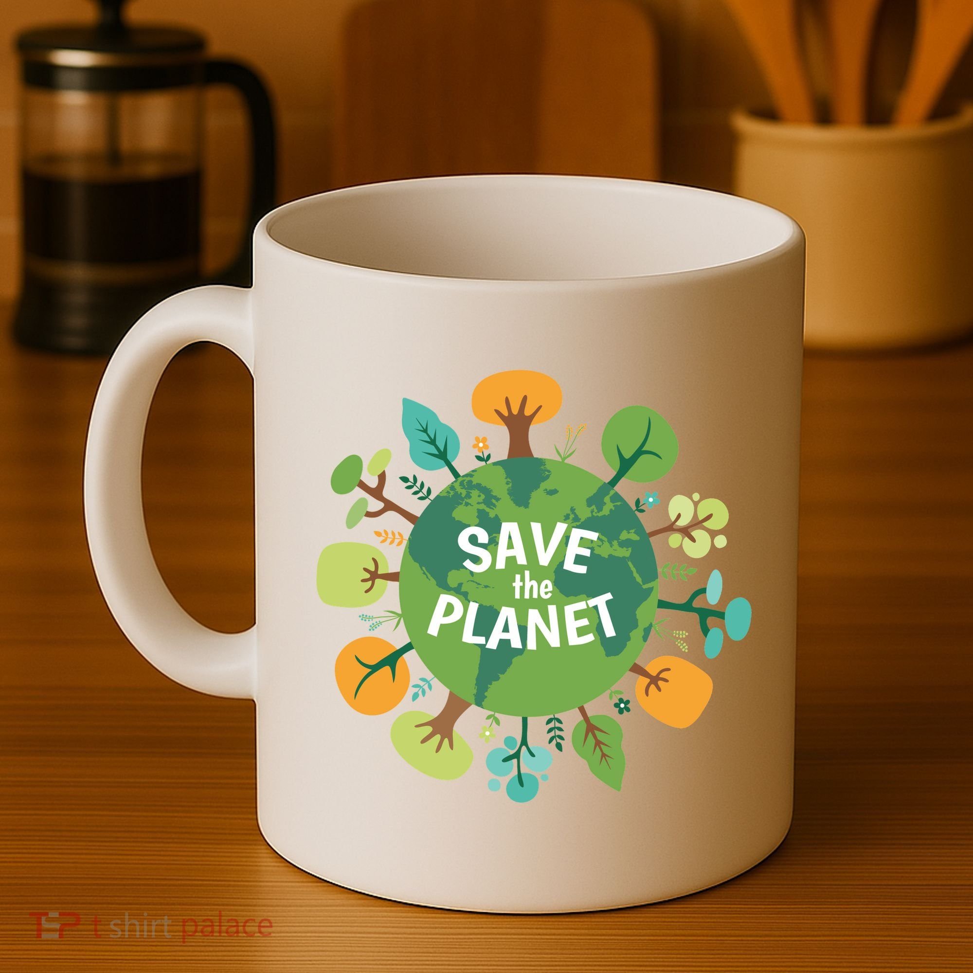 Save The Planet Earth Day Nature Coffee Mug