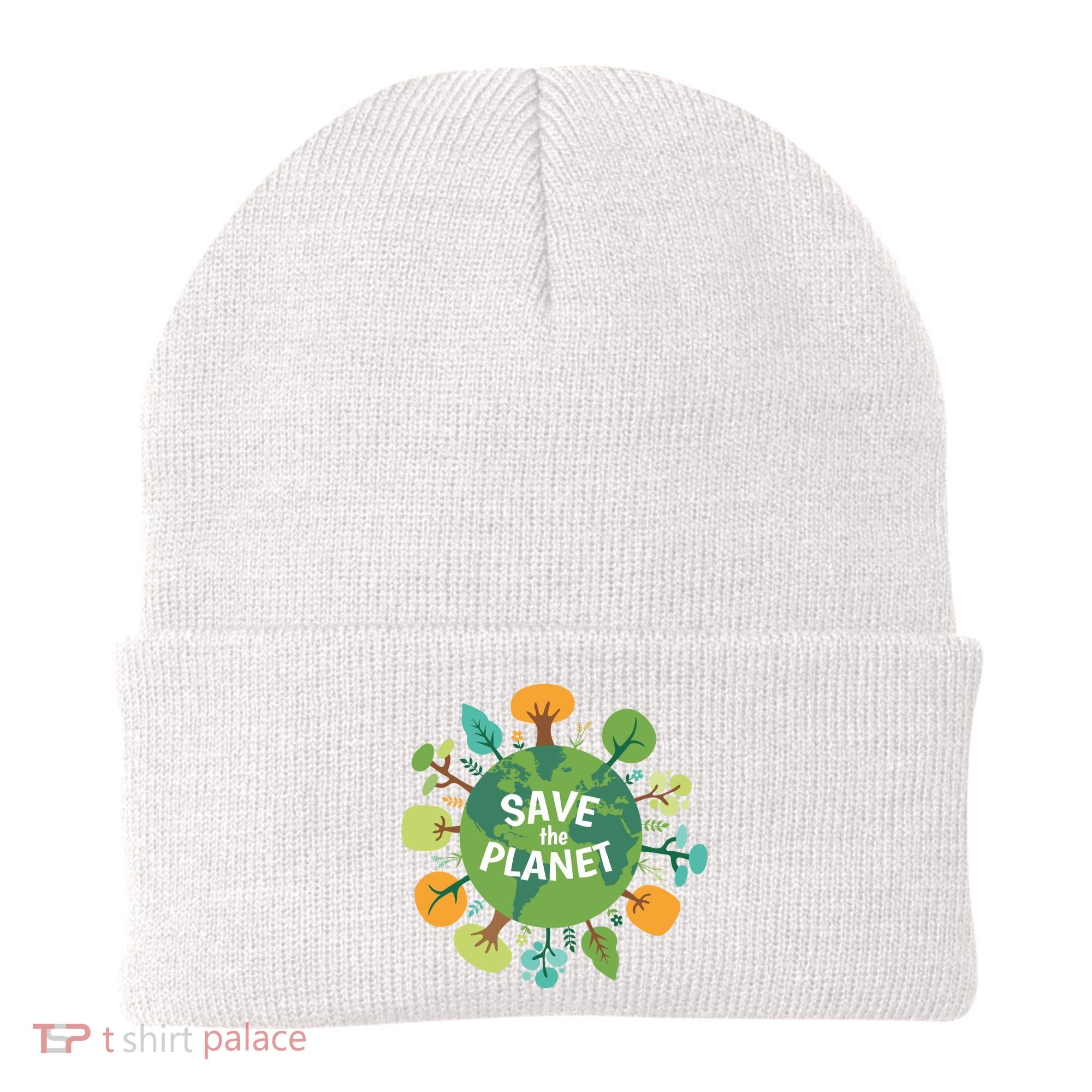 Save The Planet Earth Day Nature Beanie