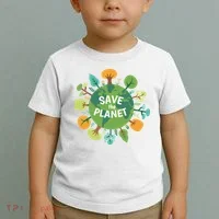 Save The Planet Earth Day Nature Toddler T-Shirt thumb 2