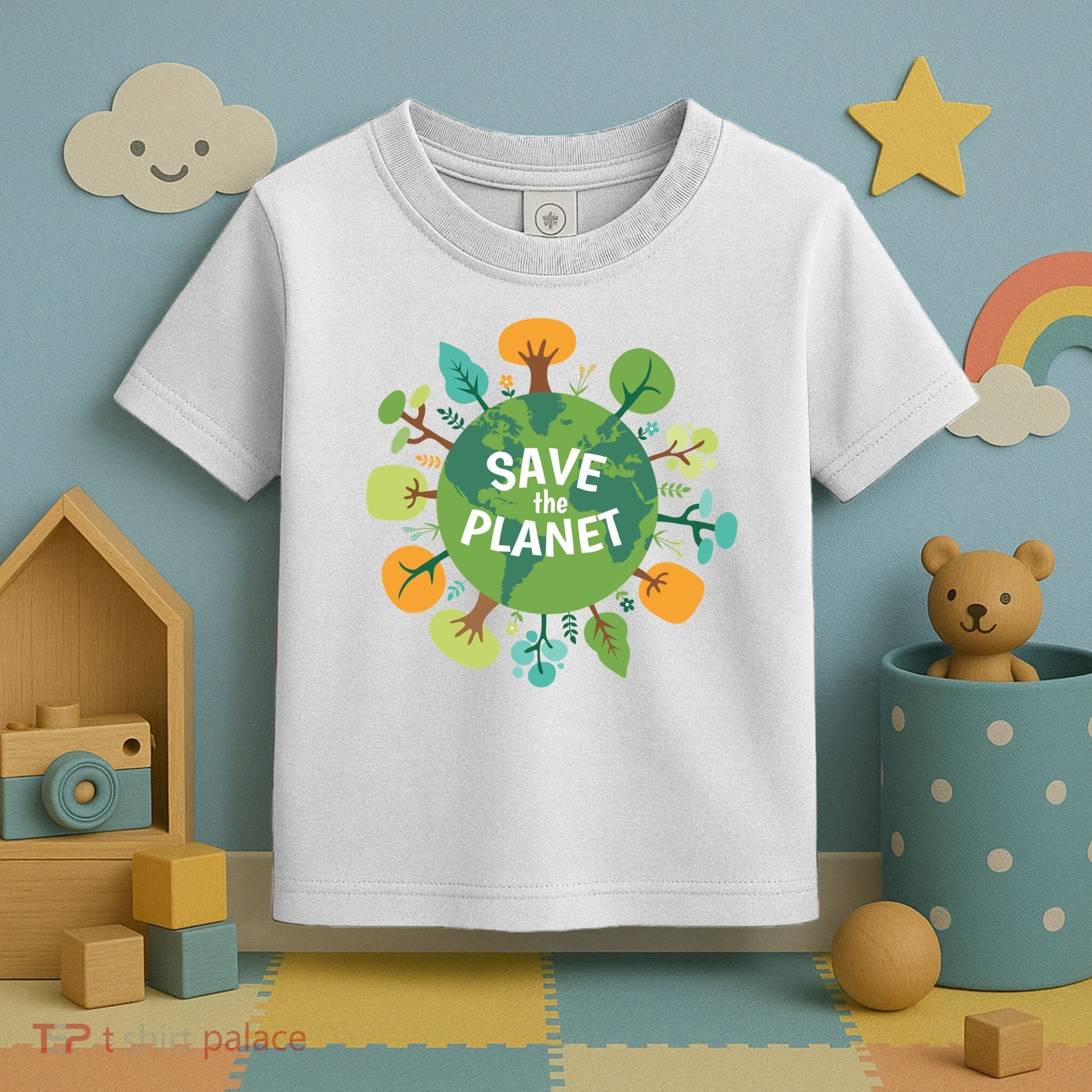 Save The Planet Earth Day Nature Toddler T-Shirt