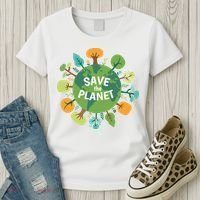 Save The Planet Earth Day Nature Women's T-Shirt thumb 3