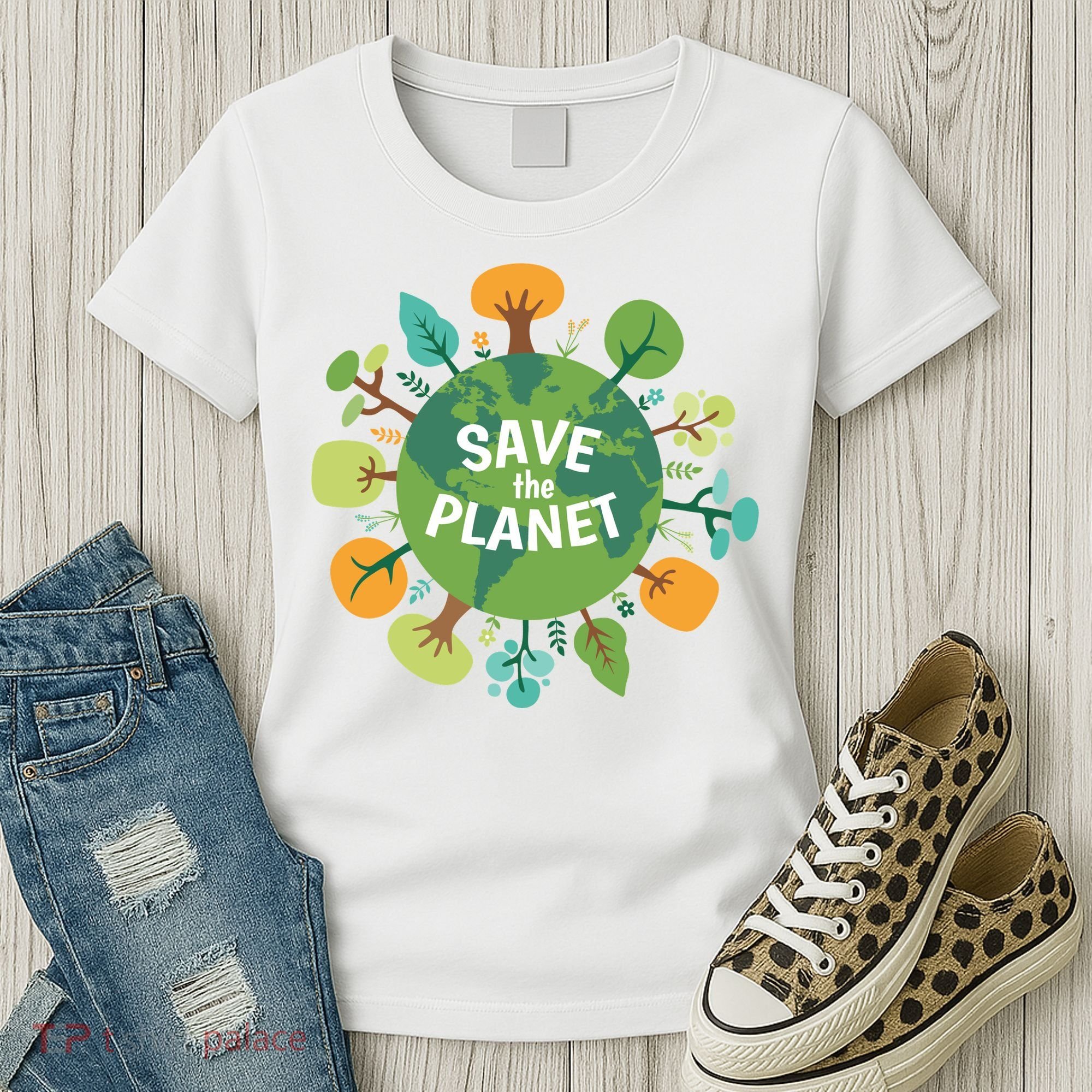 Save The Planet Earth Day Nature Women's T-Shirt