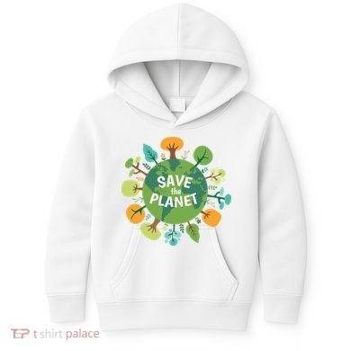 Save The Planet Earth Day Nature Kids Hoodie
