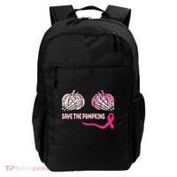 Save The Pumpkins Breast Cancer Awareness Ribbon Backpack thumb 0