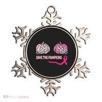 Save The Pumpkins Breast Cancer Awareness Ribbon Ornament thumb 0