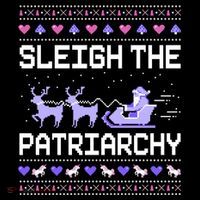 Sleigh The Patriarchy Feminist Feminism Meme Ugly Christmas Gift Coffee Mug thumb 5