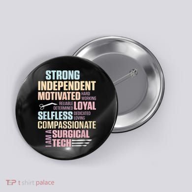 Surgical Technologist Rely Scrub Tech Button