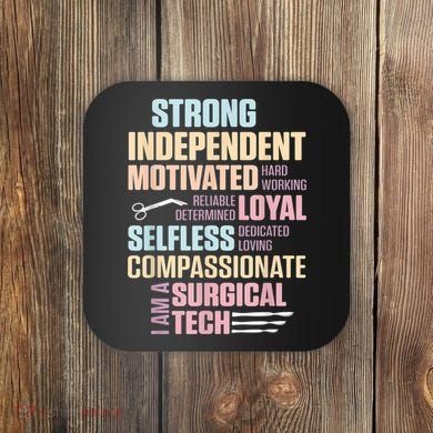 Surgical Technologist Rely Scrub Tech Coaster