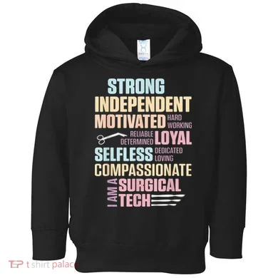Surgical Technologist Rely Scrub Tech Toddler Hoodie