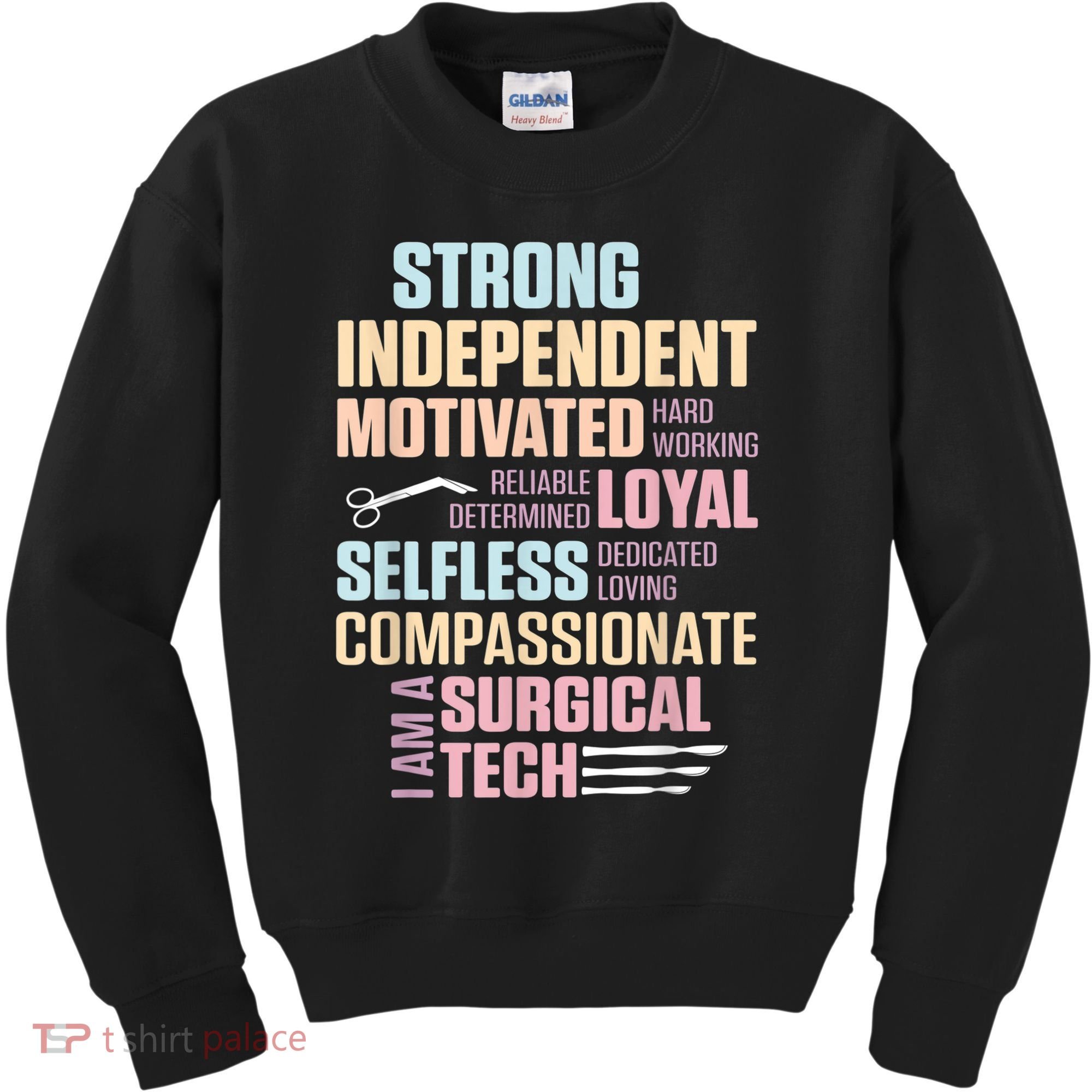 Surgical Technologist Rely Scrub Tech Kids Sweatshirt