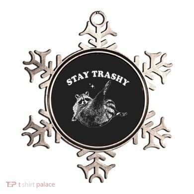 Stay Trashy Raccoon Funny Urban Design Ornament