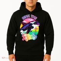 Sink The Rich Gladys The Yacht Sinking Orca Hoodie thumb 2