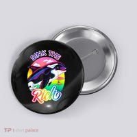 Sink The Rich Gladys The Yacht Sinking Orca Button thumb 0