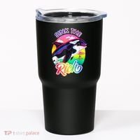 Sink The Rich Gladys The Yacht Sinking Orca Tumbler thumb 0