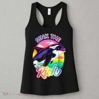 Sink The Rich Gladys The Yacht Sinking Orca Women's Tank Top thumb 3