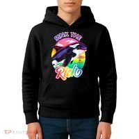 Sink The Rich Gladys The Yacht Sinking Orca Kids Hoodie thumb 4