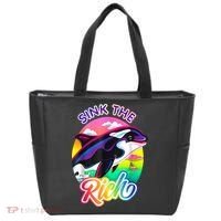 Sink The Rich Gladys The Yacht Sinking Orca Tote Bag thumb 0