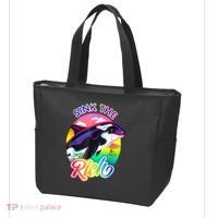 Sink The Rich Gladys The Yacht Sinking Orca Tote Bag thumb 3