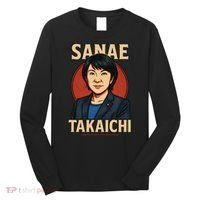 Sanae Takaichi Retro Japanese Politician Political Long Sleeve Shirt thumb 0