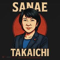 Sanae Takaichi Retro Japanese Politician Political Women's Hoodie thumb 2