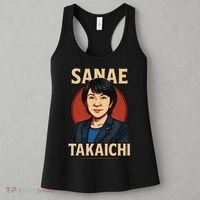 Sanae Takaichi Retro Japanese Politician Political Women's Tank Top thumb 3