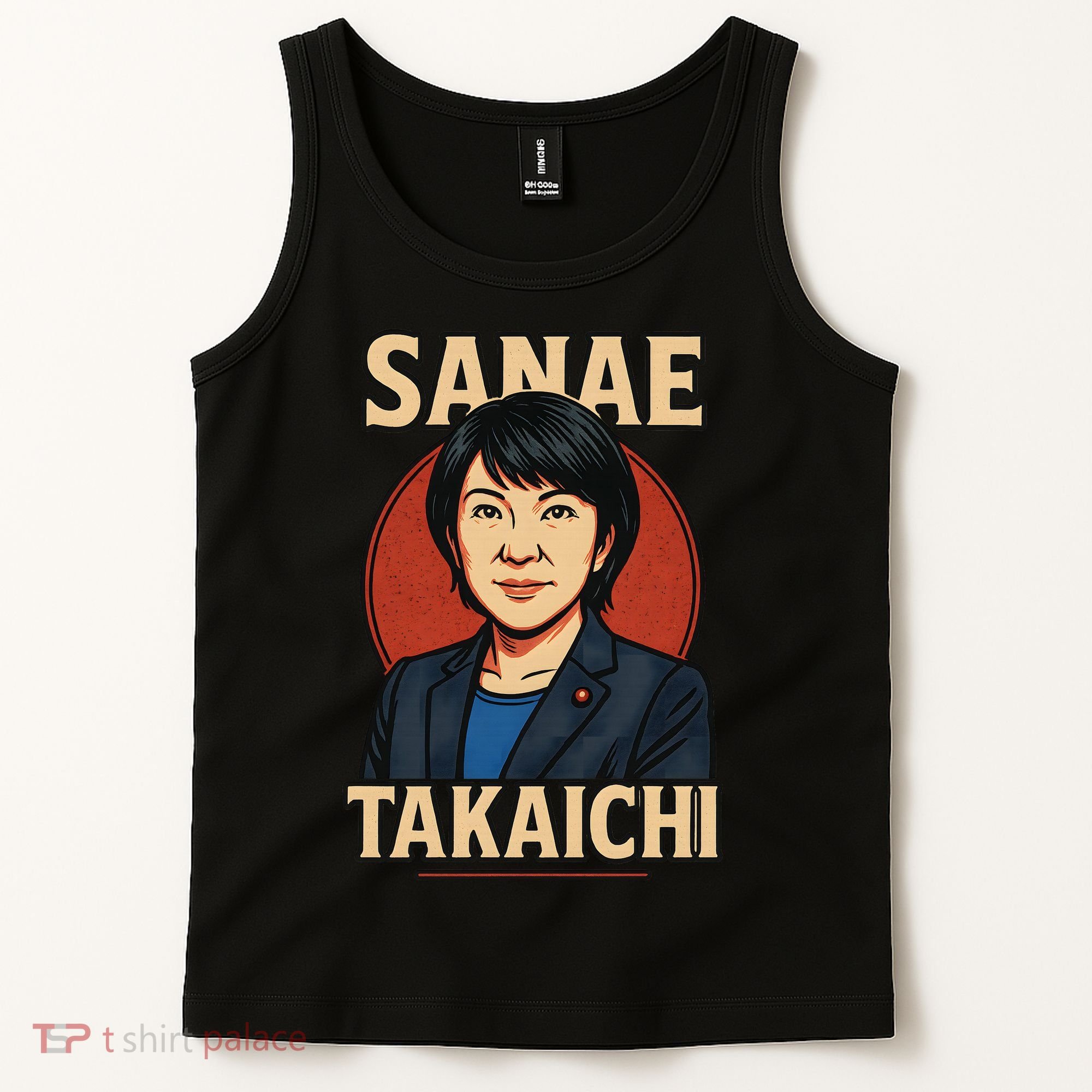 Sanae Takaichi Retro Japanese Politician Political Tank Top
