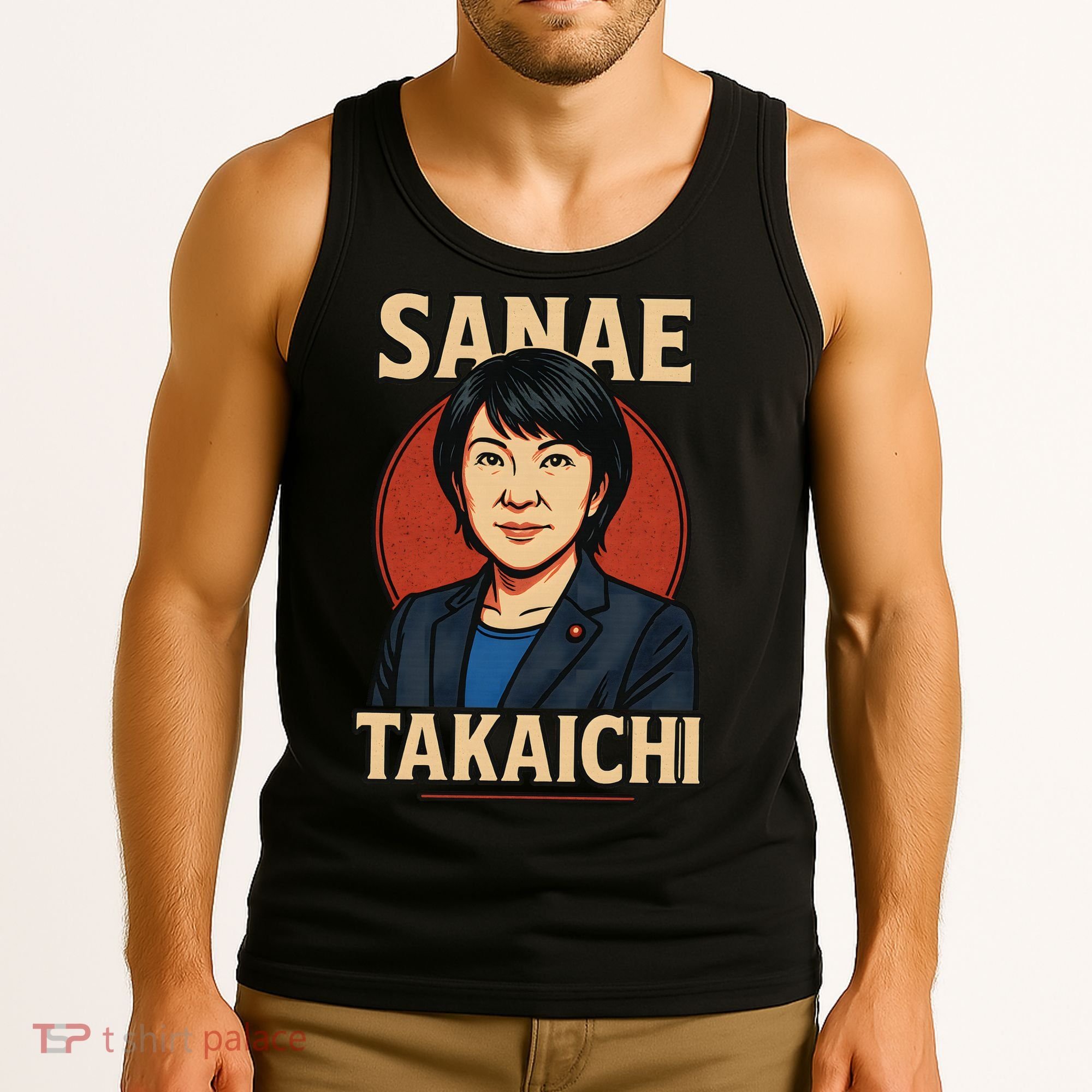 Sanae Takaichi Retro Japanese Politician Political Tank Top