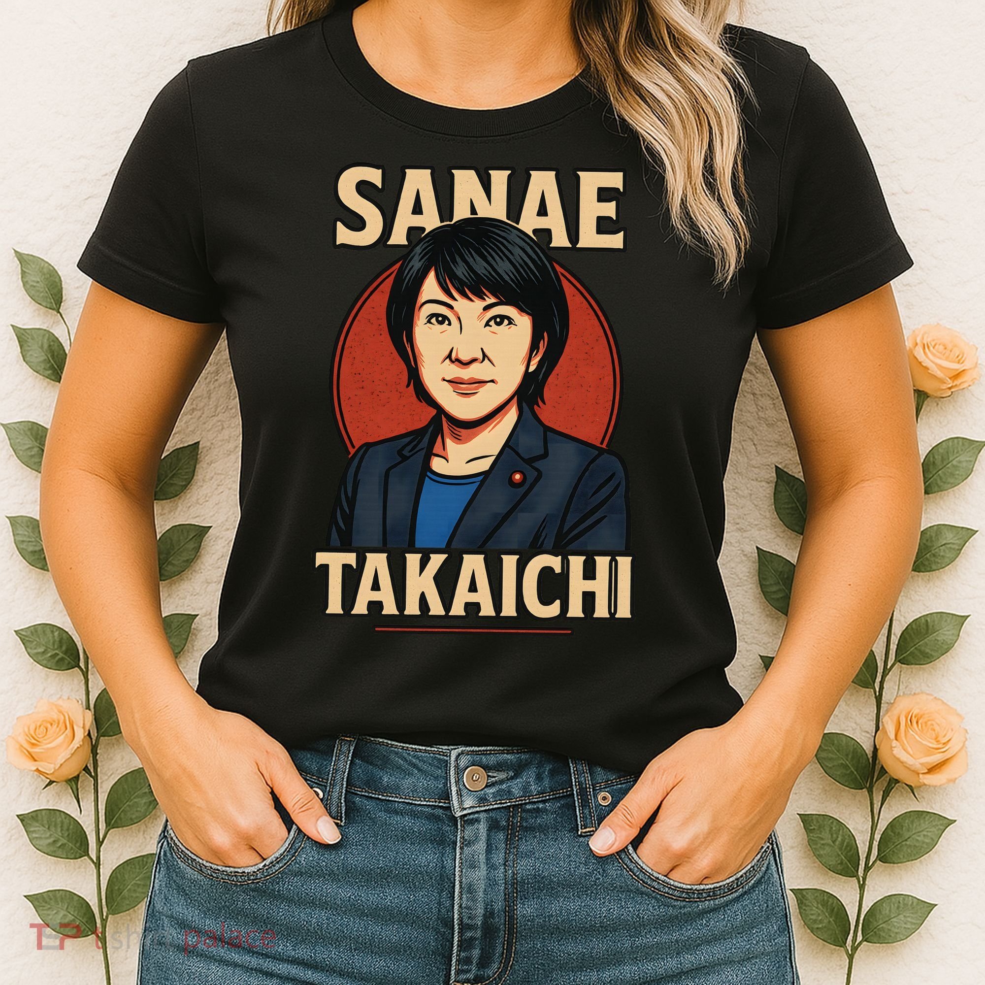 Sanae Takaichi Retro Japanese Politician Political Women's T-Shirt