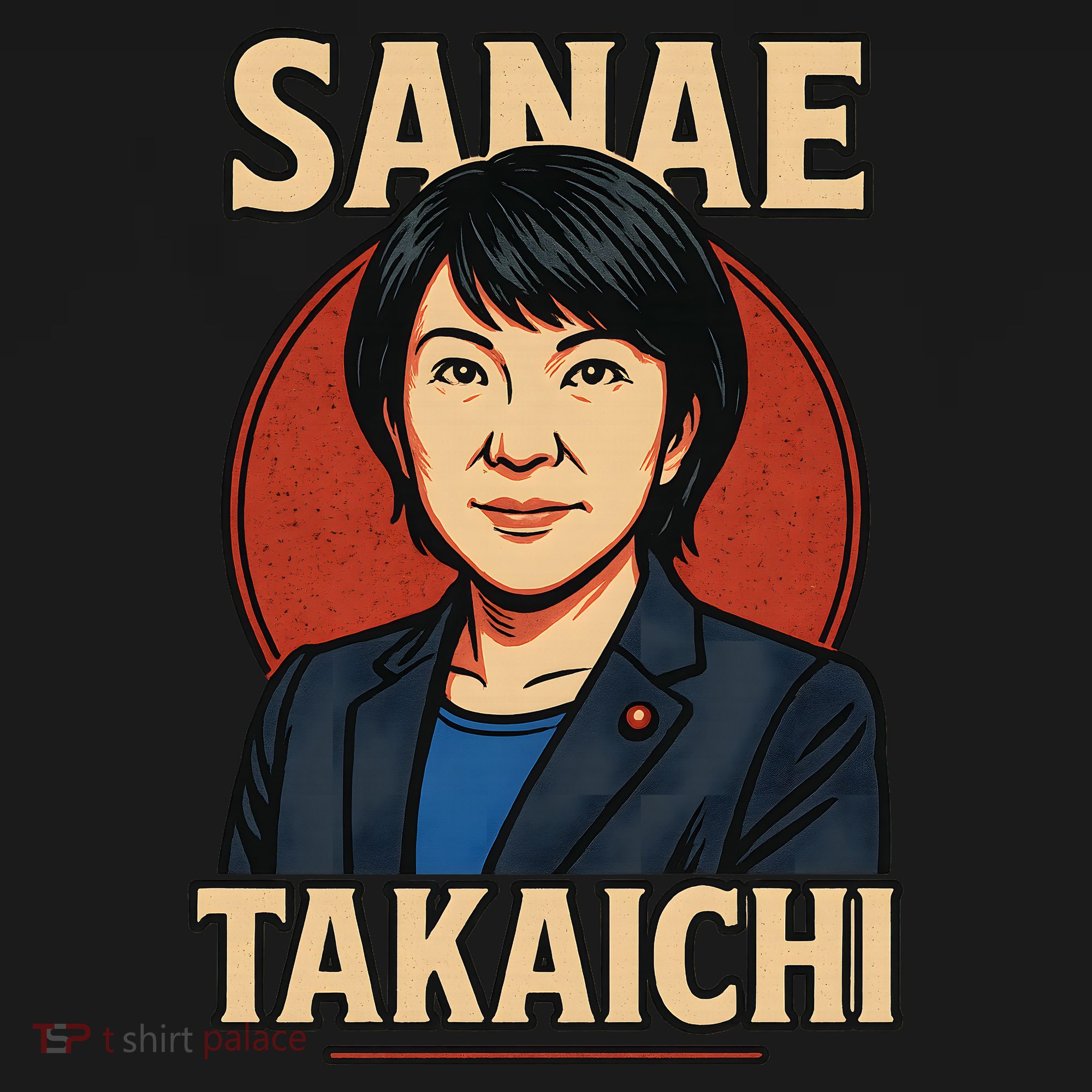 Sanae Takaichi Retro Japanese Politician Political Women's T-Shirt